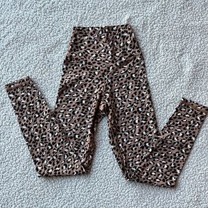 Aerie tights, cheetah print